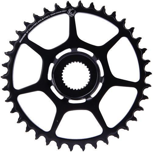 SRAM Kettenblatt 38 Zähne schwarz