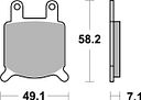 Vorschaubild SBS Bremsbelag 560H.HF Street High Power Ceramic