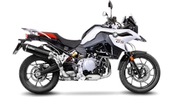 LeoVince SLIP-ON Edelstahl SBK NERO für BMW F 750 GS / F 850 GS