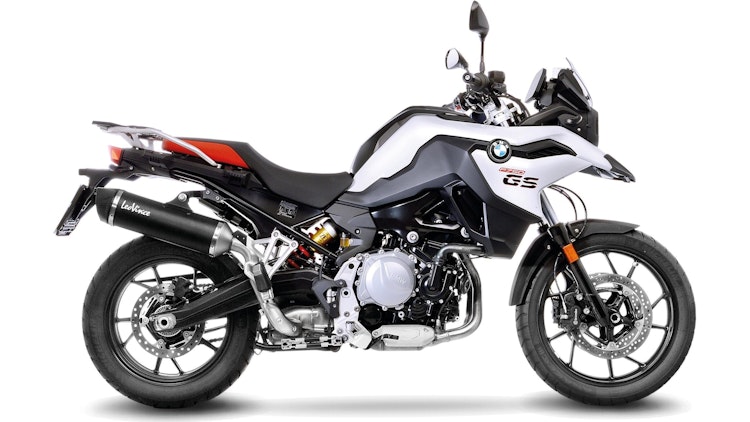 LeoVince SLIP-ON Edelstahl SBK NERO für BMW F 750 GS / F 850 GS