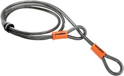 KRYPTONITE Schlaufenkabel Kryptoflex Looped Cable 213 cm grau