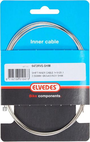 Elvedes Schaltzug 19 strands 2250 mm silber 4,5"