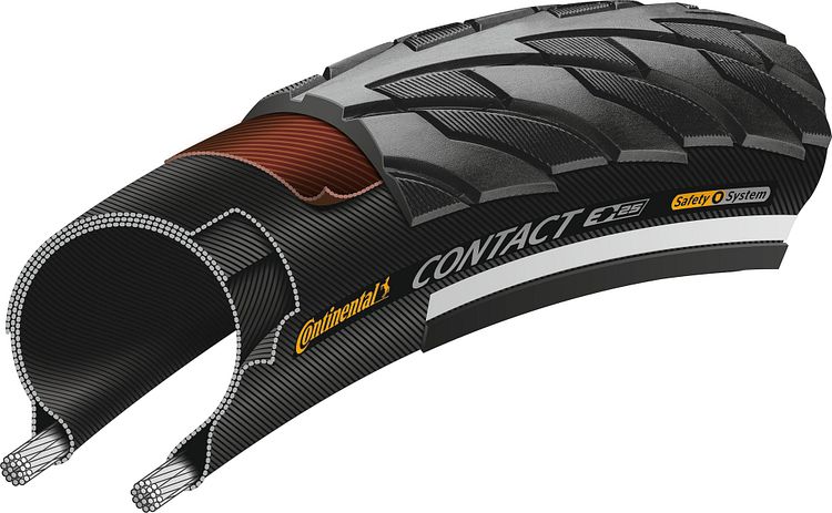 Continental Contact Reifen 26 × 1,75" schwarz