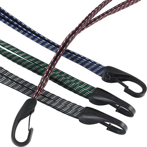 Widek Spanngurt Hanke 57 cm schwarz 4-fach, farblich sortiert (blau, rot, gr