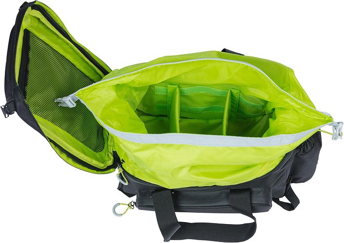 Basil Miles XL Pro Gepäckträgertasche schwarz,grün