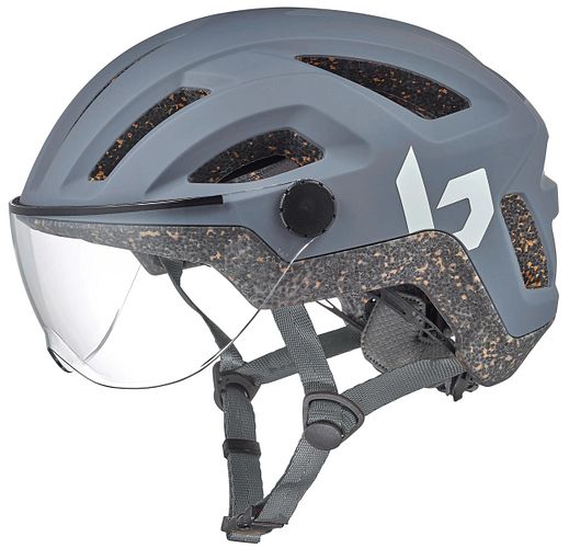 Bollé Helm Eco React Visor matte cool grey Gr. M