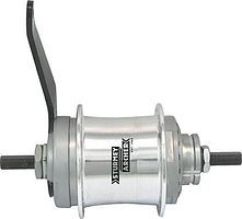 Sturmey Archer Getriebenabe Duomatic Kick-Shift 36 Loch silber