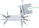 Vorschaubild CONTEC Multifunktionswerkzeug TFR - Striker 16 silber
