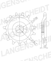 Supersprox Ritzel 630 15Z