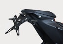 Vorschaubild PROTECH X-SHAPE Kennzeichenhalter SET mit Reflektor und Beleuchtung Alu & Stahl Schwarz für KTM 1390 Super Duke R / EVO, 990 Duke, 990 Duke R
