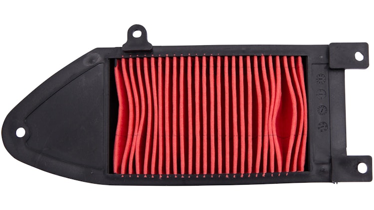 Spec-X Luftfilter 205×82 mm Schwarz/Rot