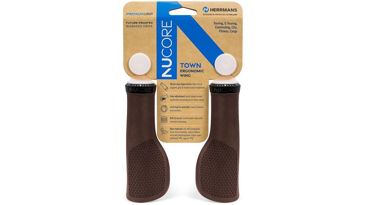Herrmans Nucore Town Griff 130/130 mm braun