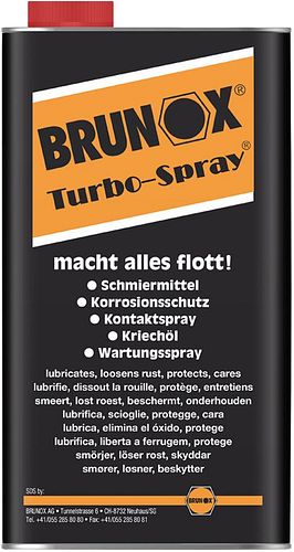 Brunox Universalöl Turbo-Spray 5 l schwarz