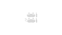 Brembo Bremsbelag Typ LA, Sintermetall mit ABE, Bremsbelag "07YA21" Satz