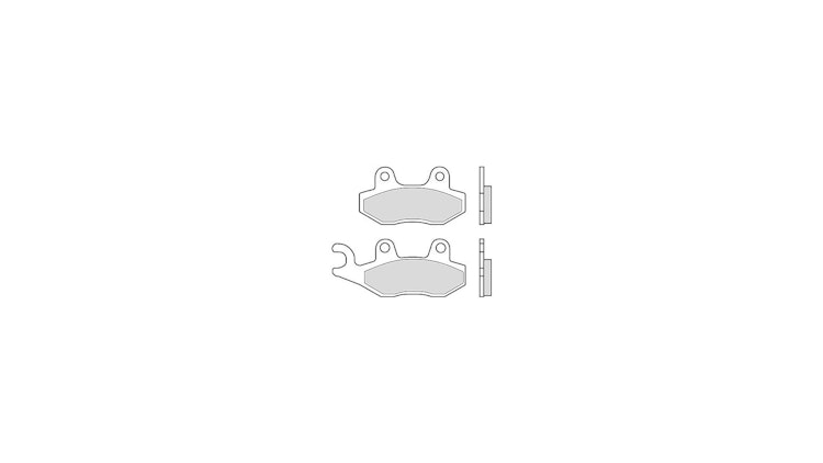 Brembo Bremsbelag Typ SD, Sintermetall Offroad mit ABE, Bremsbelag "07YA21" Satz