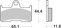 SBS Bremsbelag 799SI Offroad Sinter