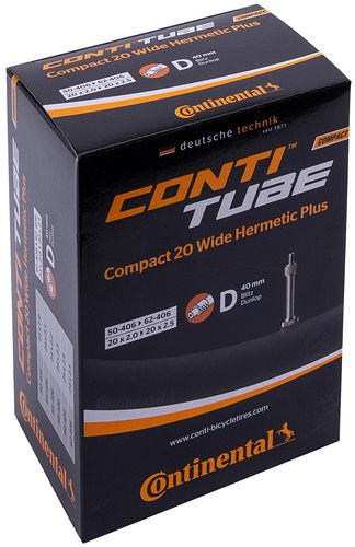 Continental Schlauch Compact Wide Hermetic Plus Blitzventil 20 Zoll