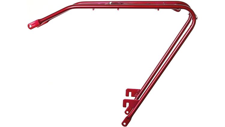 EXCELSIOR Gepäckträger Stahl 26 Zoll rot metallic