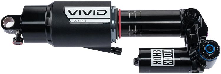 RockShox Federbein Vivid Ultimate DH RC2 225 mm schwarz Body Trunnion (8x40 offset), Trek Sessio