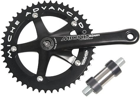 Miche Kettenradgarnitur Pista 48 Zähne 170 mm schwarz