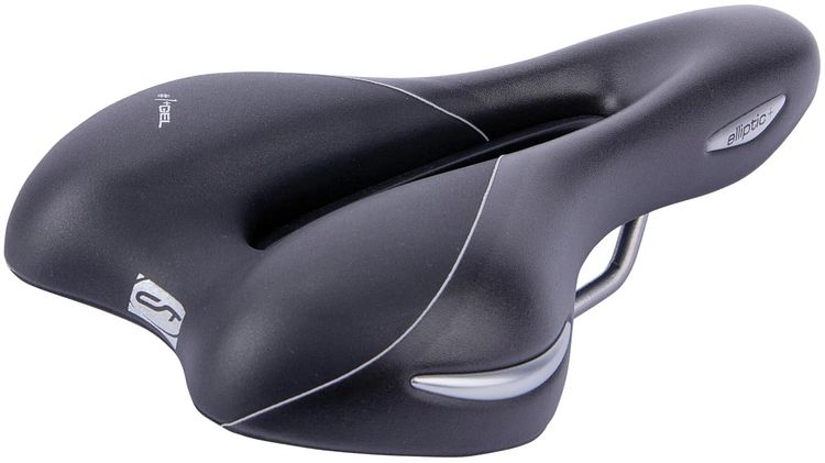 CONTEC Sattel Elliptic + schwarz/silber Unisex
