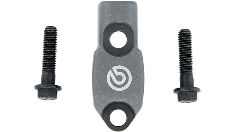 Brembo Lenkerklemmung grau, PR19, PR16 RCS mit Spiegelaufn., Rechtsgew. M10x1, 25, Lenkerklemmung