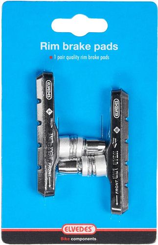 Elvedes Bremsschuh 6806 V-Brake schwarz/silber