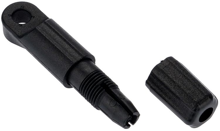 Curana Sicherheitsstrebenbefestigung Ø 4 mm schwarz