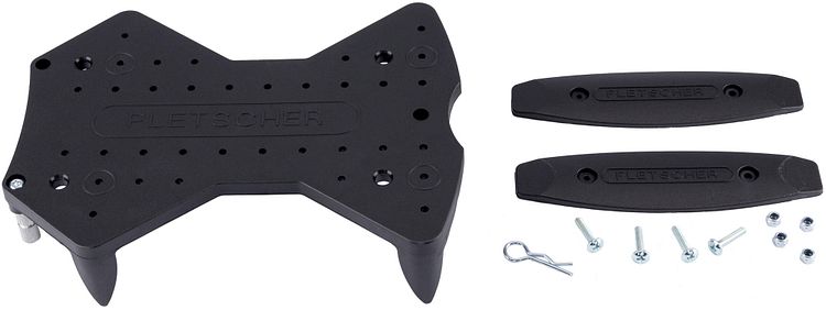 Pletscher 3-Punkt-Adapter schwarz