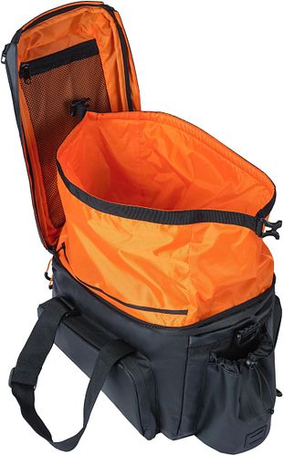 Basil Gepäckträgertasche Miles XL Pro schwarz black orange