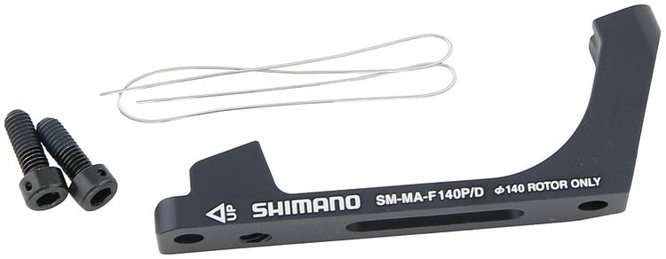 Shimano Scheibenbremsadapter vorn 140 mm schwarz