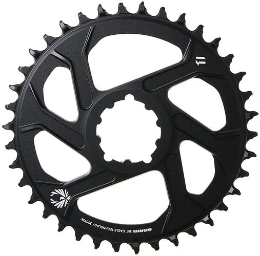 SRAM Kettenblatt X-Sync 2 38 Zähne Direct Mount schwarz