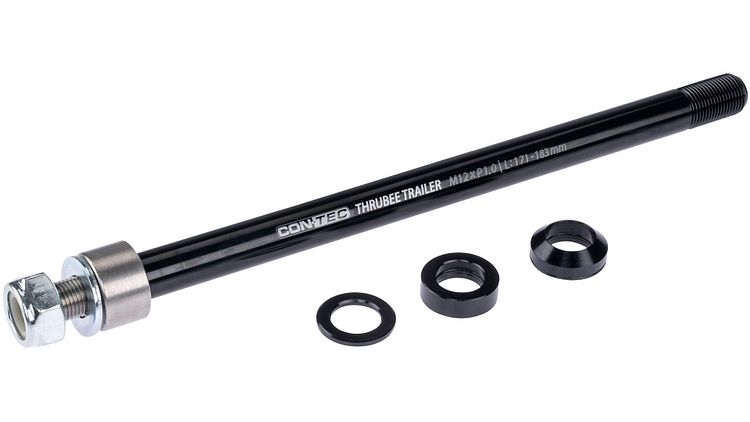 CONTEC Achsadapter Thrubee Trailer schwarz 1,0"