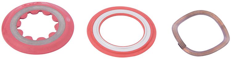Truvativ Lagerabdeckung GXP rot-silber