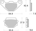 Vorschaubild SBS Scooterbelag 135HM Street Ceramic