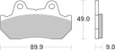 Vorschaubild SBS Bremsbelag 572DCC Road Racing Classic Dual Carbon
