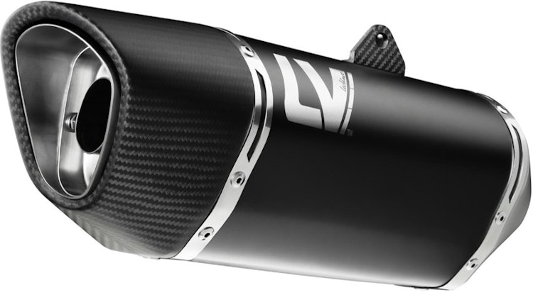 LeoVince Schalldämpfer Komplettanlage mit Katalysator SBK LV-14 R Black Edition  für Yamaha Tracer 9/9 GT