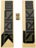 RockShox Dekor Set schwarz glänzend