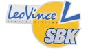 Vorschaubild LeoVince Plakette SBK, hitzebeständig, Länge: 93 mm, Breite: 64 mm, SBK Oval, 412132R