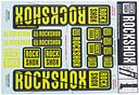 Vorschaubild RockShox Dekor Set 35 mm Dual Crown schwarz, gelb