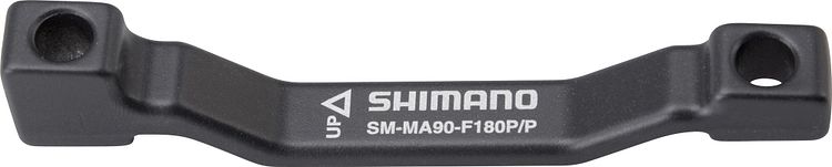 Shimano Scheibenbremsadapter 180 mm schwarz für 180 mm Scheibe Für Post Mount