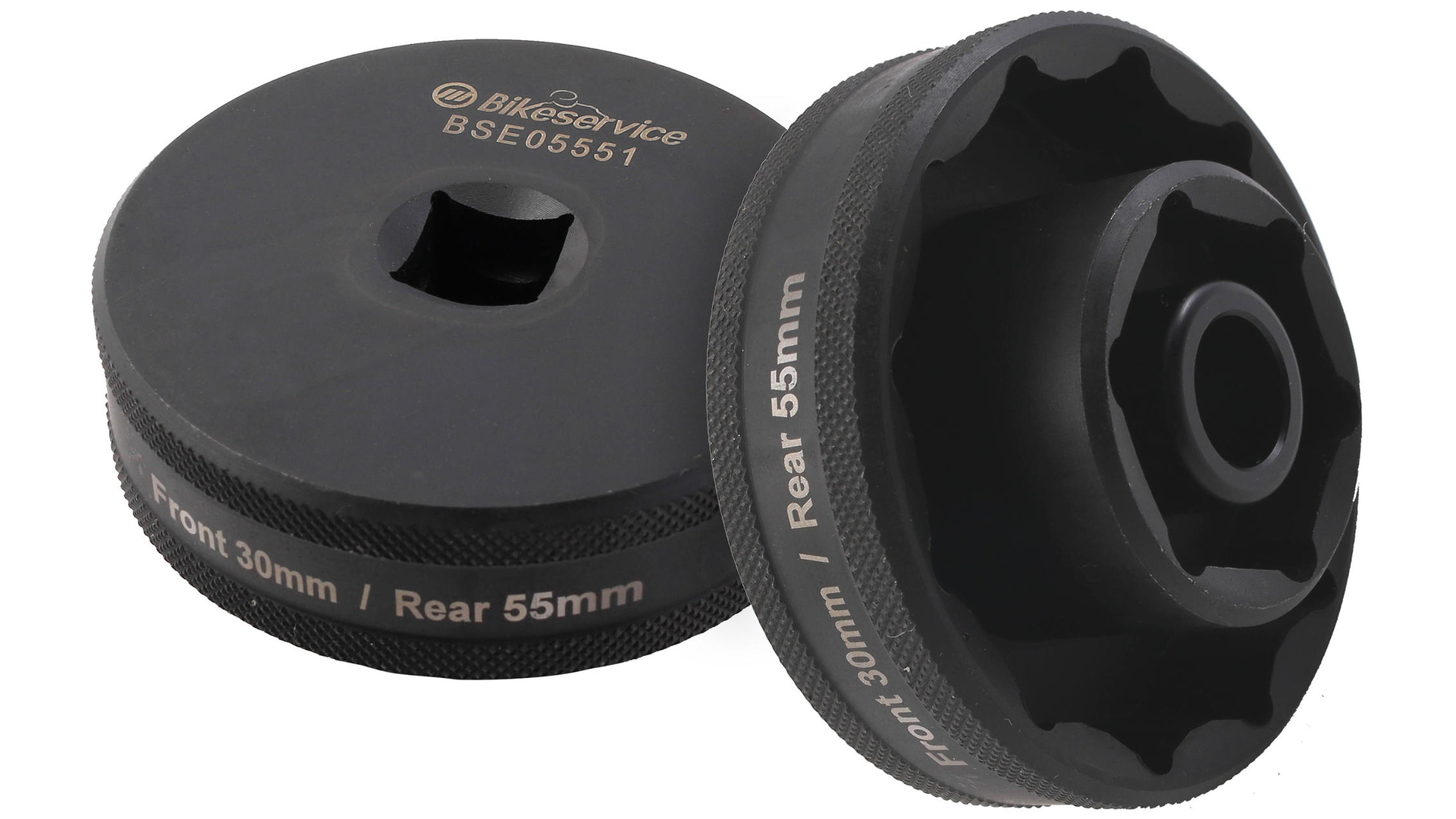 Bikeservice Steckschlüsseleinsatz Radmutter Ducati 30 mm, 6-kant / 55 mm, 12-kant