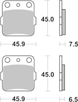 SBS Bremsbelag 562HF Street Ceramic