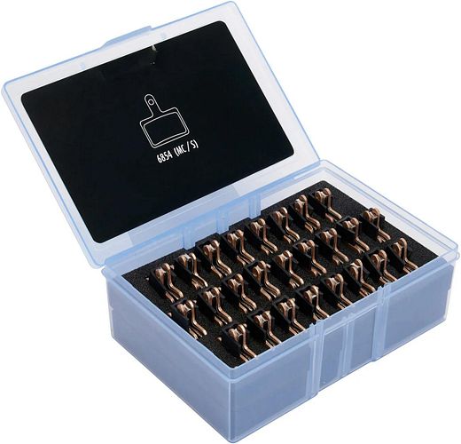 Elvedes Scheibenbremsbelag gesintert braun 25 Paar, kompatibel mit Shimano BR-M375