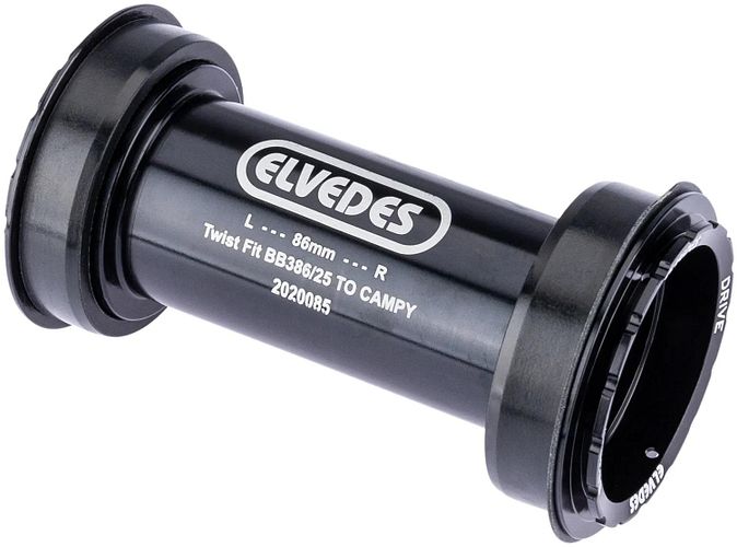 Elvedes Innenlager Twist Fit 46 mm schwarz 86 Gehäusebreite, BB386, passend für CAM