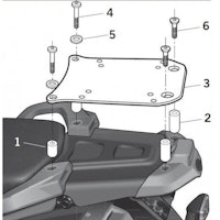 SHAD FITTING KIT TOP MASTER [Y0XT68ST]