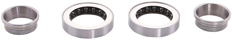 Campagnolo Lagerschalen 17 mm OS-Naben silber