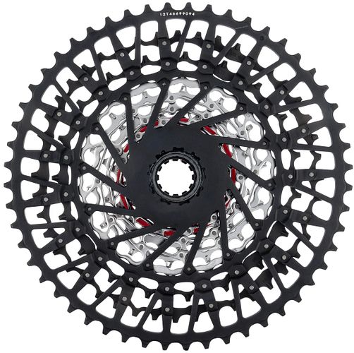 SRAM Kassette XS-1275 10-52 Zähne schwarz/silber