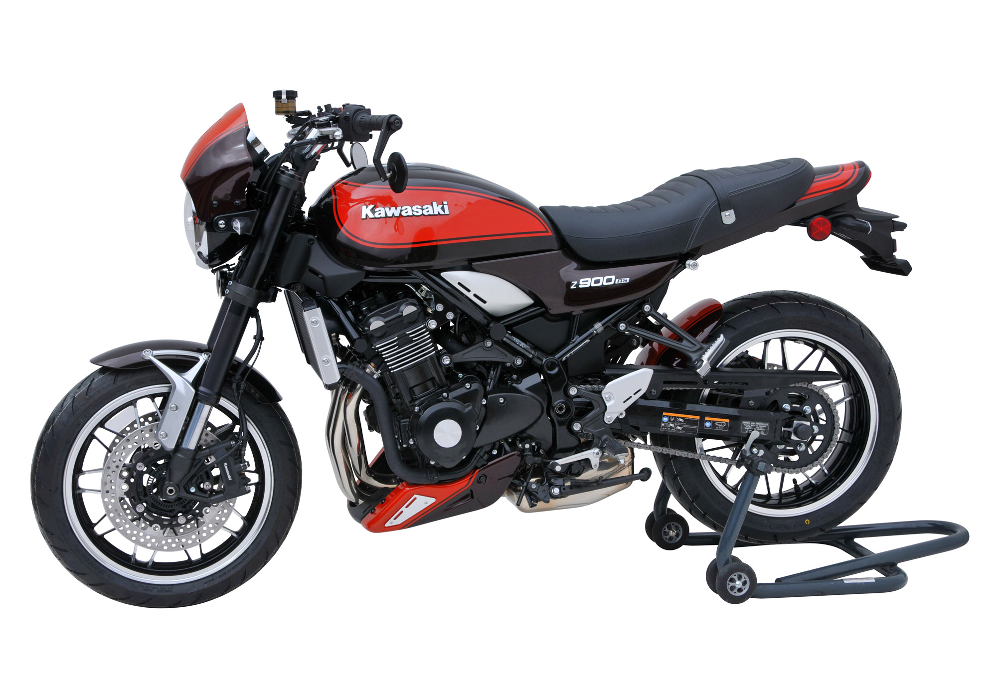 BODYSTYLE Sportsline Scheinwerferverkleidung ABS Kunststoff braun/orange für KAWASAKI Z900 RS 