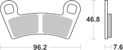 SBS Bremsbelag 898RSI Offroad Racing Sinter